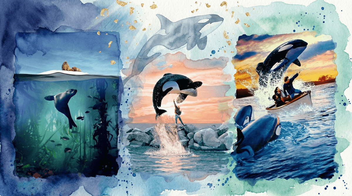 Illustration for Free Willy: Teaching Kids Empathy and Animal Welfare Through Classic Films