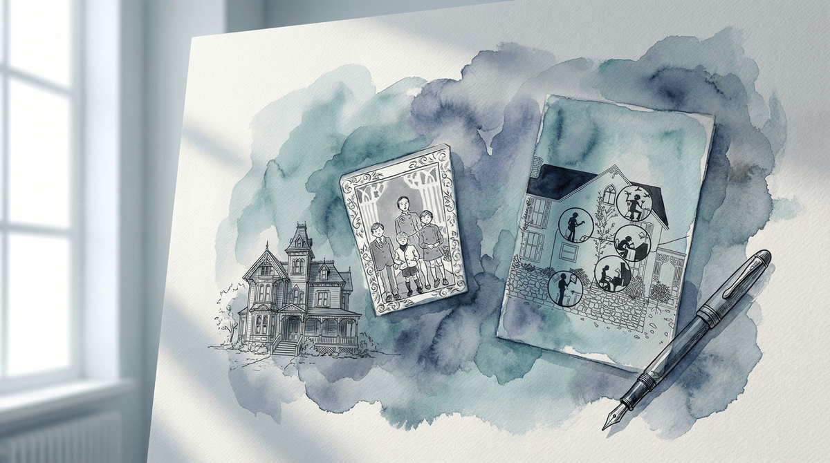 Illustration for Fun Home by Alison Bechdel: A Parent's Guide to This Groundbreaking Graphic Memoir