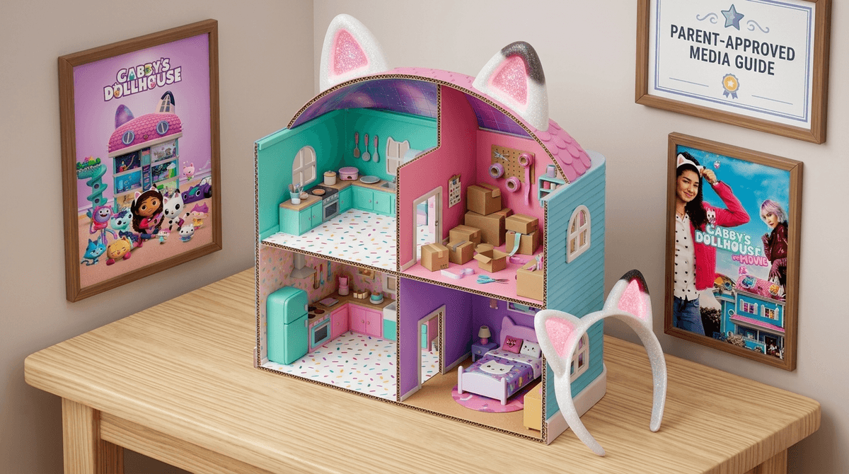 Illustration for Gabby’s Dollhouse: Growth Mindsets, Cat Ears, and the ‘Power of Yet’