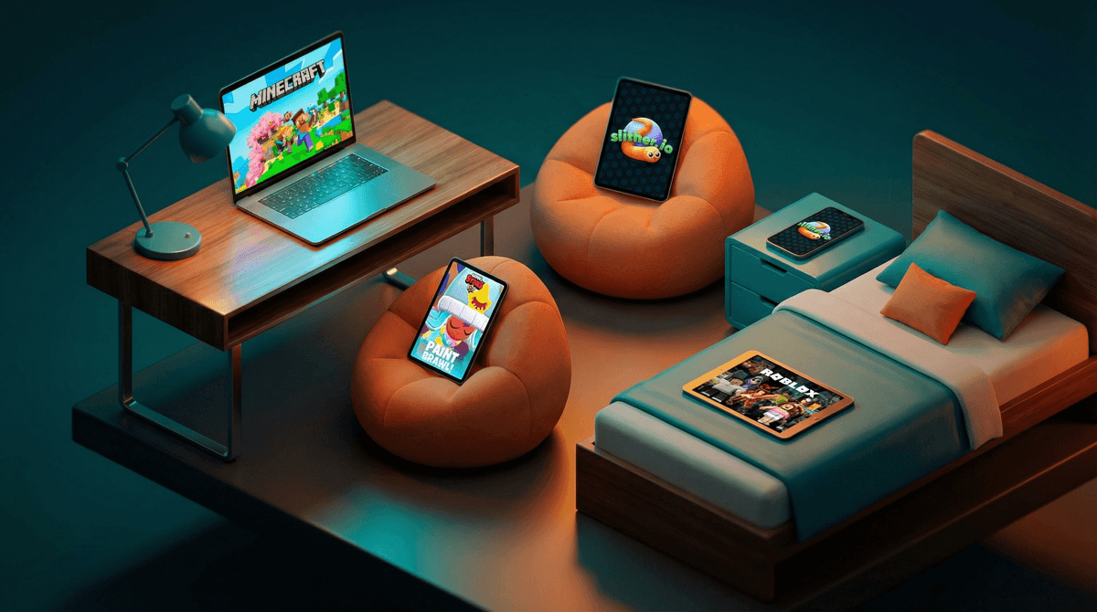 Illustration for Console-Free Gaming: From Mobile Hits to Browser Games Kids Are Playing
