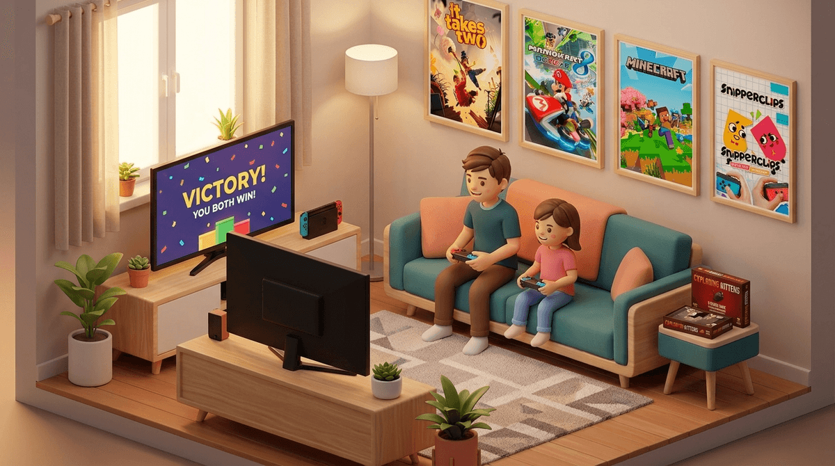 Illustration for From 'Skill Issue' to Sidekicks: Navigating Sibling Rivalry in Gaming