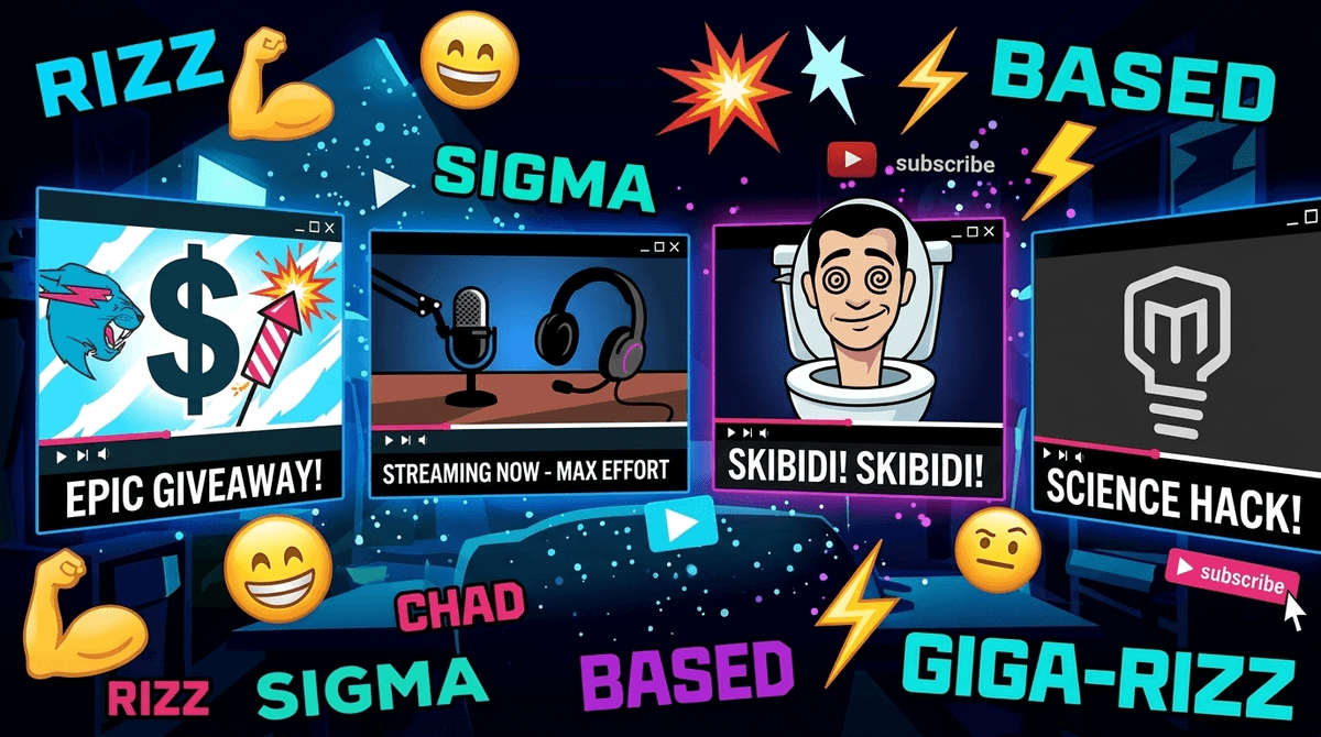 Illustration for MrBeast, CaseOh, and 'Brain Rot': A Parent’s Guide to Gaming Creators