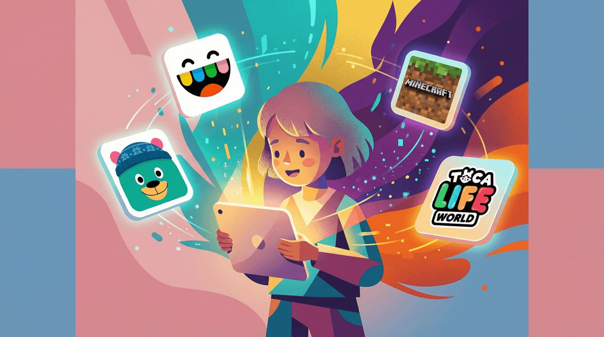 Illustration for Gender-Neutral Apps for Kids: Breaking Free from Pink and Blue Defaults