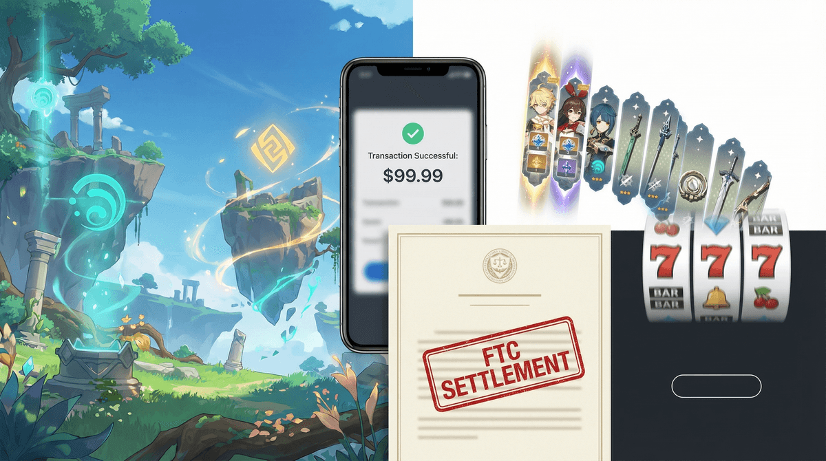 Illustration for Genshin Impact's Gacha System: What Parents Need to Know After the FTC Crackdown