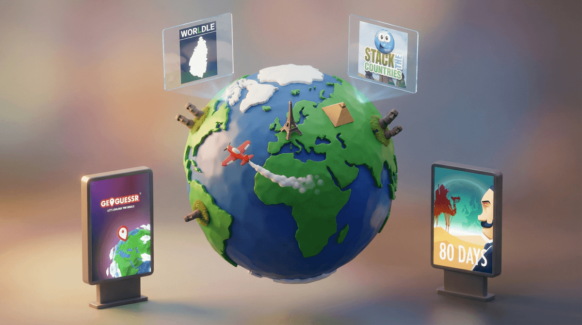 Illustration for Geography Games for Kids: Learning the World Through Play