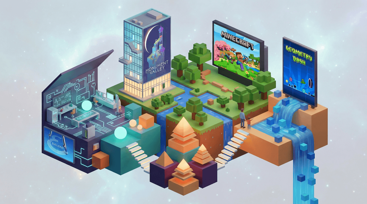 Illustration for Geometry Games for Kids: Learning Shapes Through Play