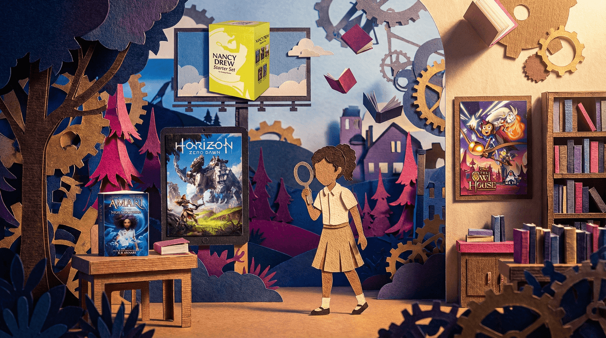 Illustration for Girl Heroes and Detectives: Empowering Role Models in Books, Shows, and Games