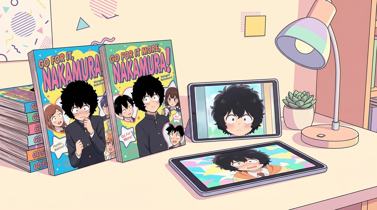 Illustration for What is "Go For It, Nakamura!" and the "BL" Manga Trend?
