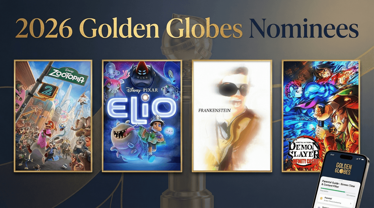 Illustration for 2026 Golden Globes Nominees: What Parents Need to Know Before Movie Night