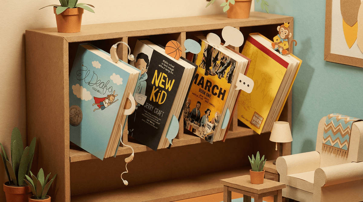 Illustration for Graphic Novels That Teach Empathy and Perspective: A Parent's Guide