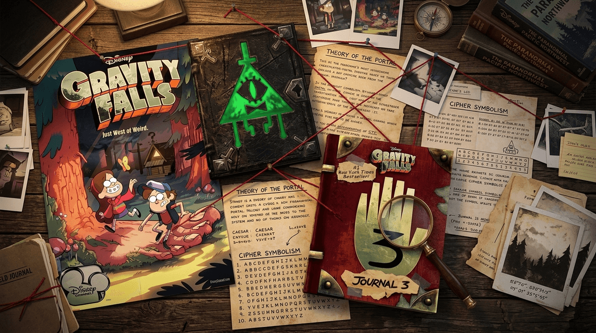 Illustration for Why Your Kid is Decoding Gravity Falls
