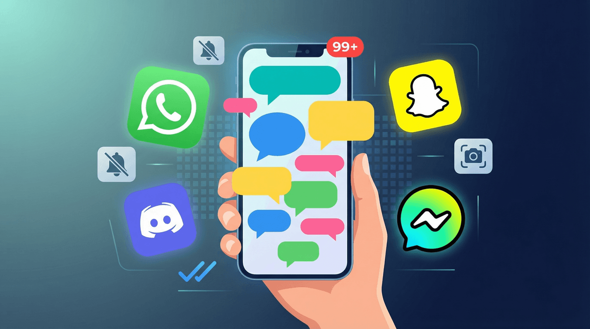 Illustration for 100 Messages in 5 Minutes: The Parent’s Guide to Group Chat Etiquette