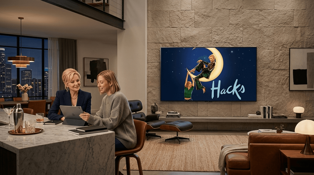 Illustration for Hacks Season 5: Navigating the Final Curtain with Your Teen