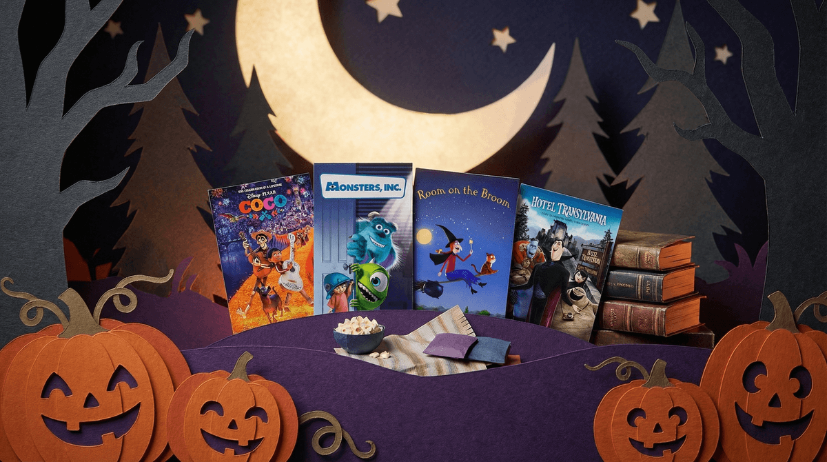 Illustration for Not-Too-Scary Halloween Movies: Finding the Sweet Spot for Sensitive Kids