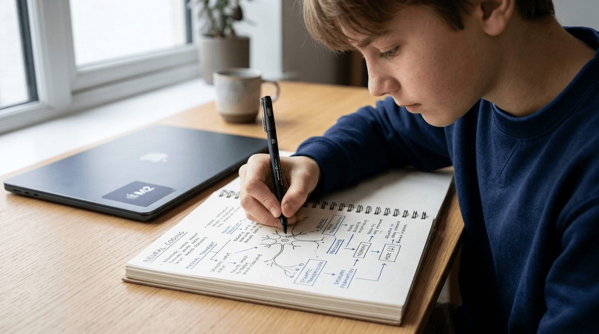 Illustration for Handwriting and Drawing Help Children’s Brains Encode New Information