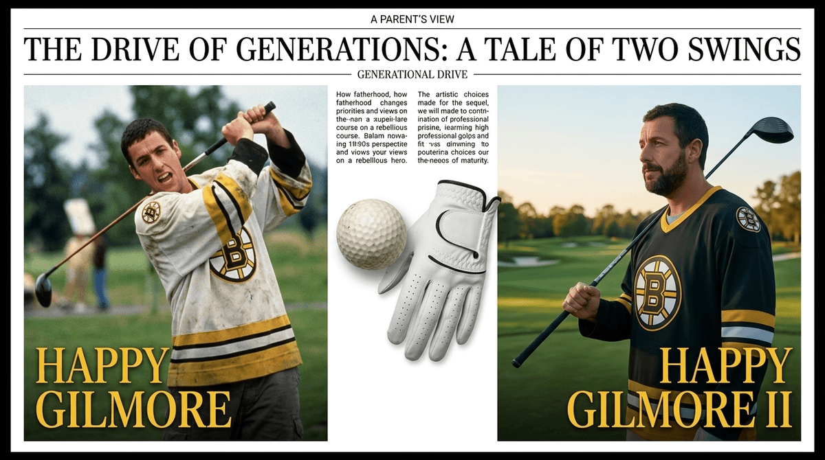 Illustration for Happy Gilmore: From 90s Cult Classic to Netflix Sequel