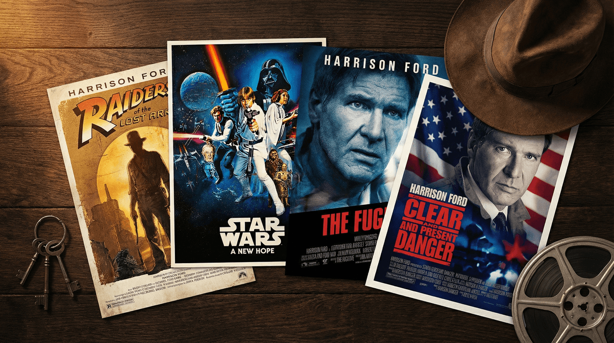Illustration for Indiana Jones, Han Solo, and Jack Ryan: A Parent's Guide to Harrison Ford's Adventure Films