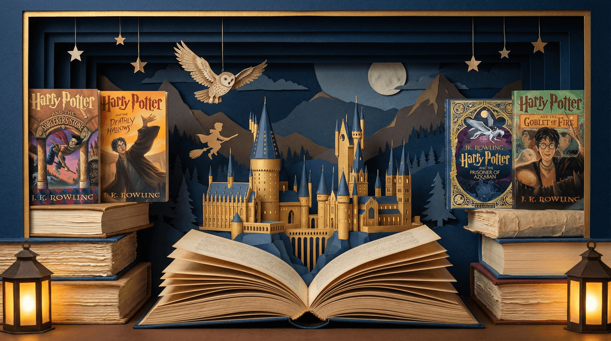 Illustration for Harry Potter Books: A Parent's Guide to the Magic, Themes, and Age-Appropriate Reading