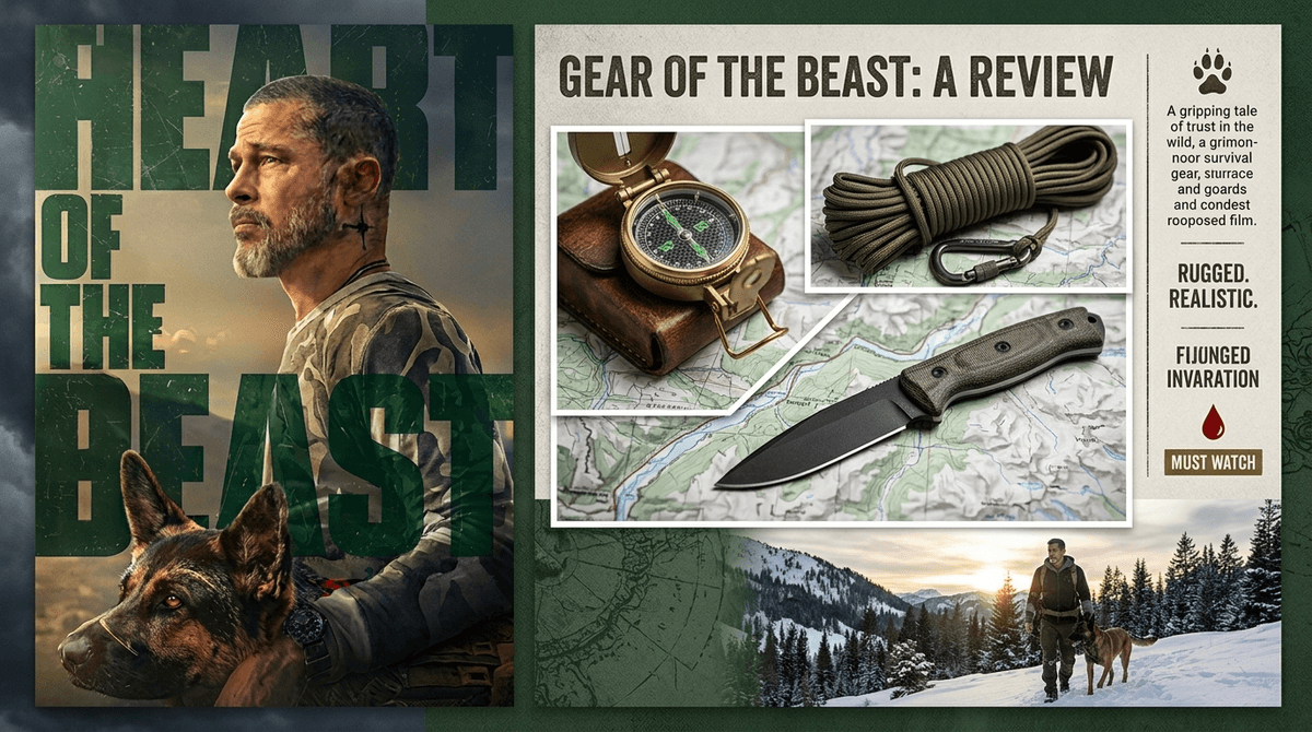 Illustration for Heart of the Beast: Is Brad Pitt’s Survival Thriller OK for Kids?