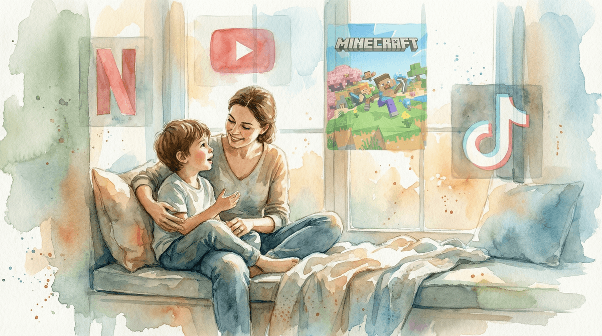 Illustration for Screenwise guide: When the News Gets Scary Helping Kids Process Frightening Media Moments