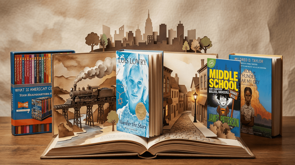 Illustration for Historical Fiction for Kids: Time-Travel Learning Without the Screen Time