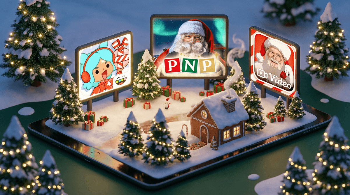 Illustration for Holiday Apps for Kids: Festive Fun or Digital Overload?