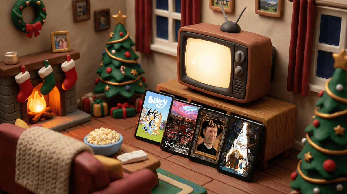 Illustration for Holiday TV Specials: What's Streaming, What's Worth Watching, and What to Skip