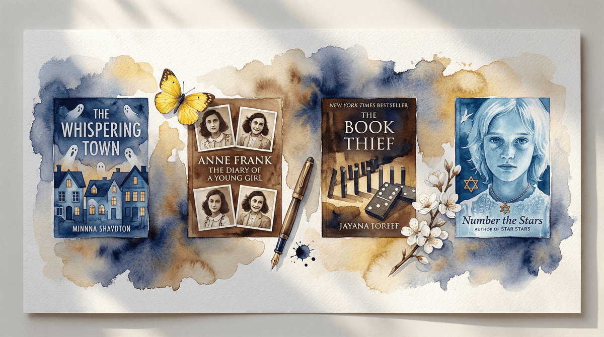 Illustration for Holocaust Books for Kids: Age-Appropriate Reads That Teach History with Care