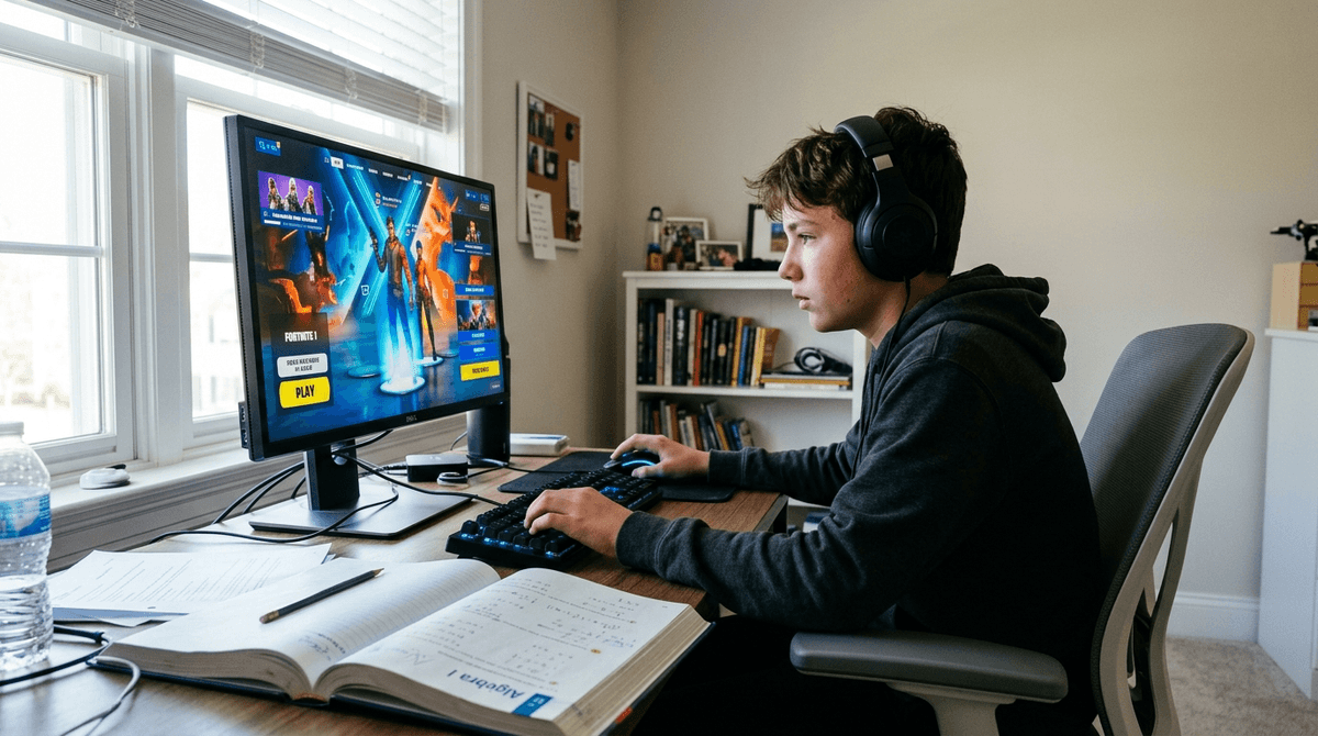 Illustration for Giving Your Child a Computer May Lower Their Test Scores