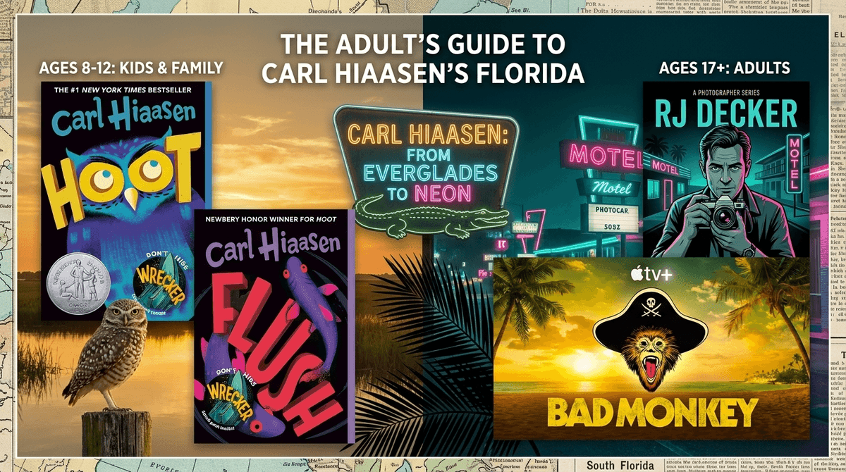 Carl Hiaasen’s Florida: From ‘Hoot’ to the New ‘RJ Decker’ Series
