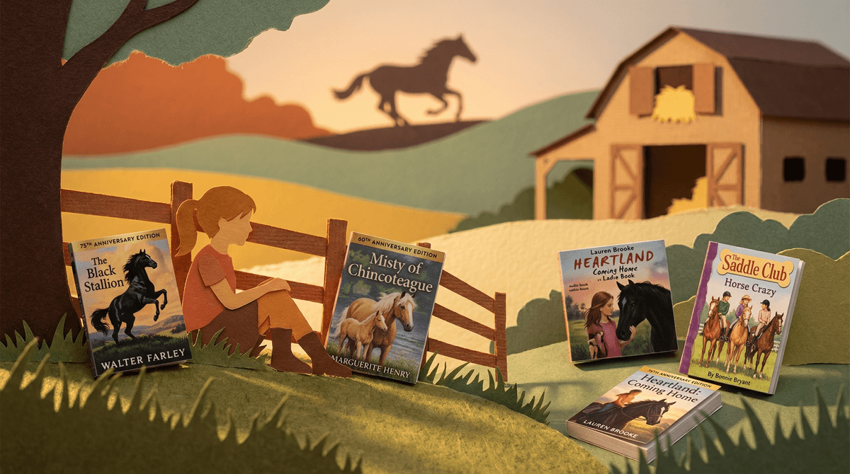Illustration for Horse Books for Kids: Building Confidence, Empathy, and Adventure Through Stories