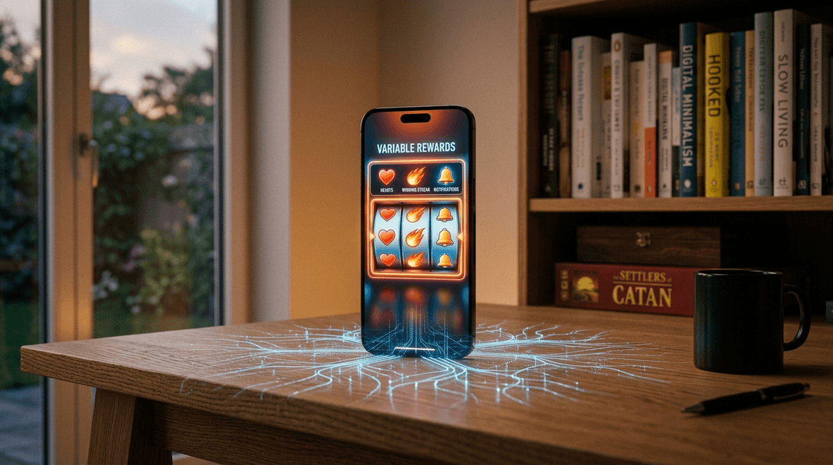 Illustration for Streaks, Scrolls, and Slot Machines: Why Your Kid Can't Put the Phone Down