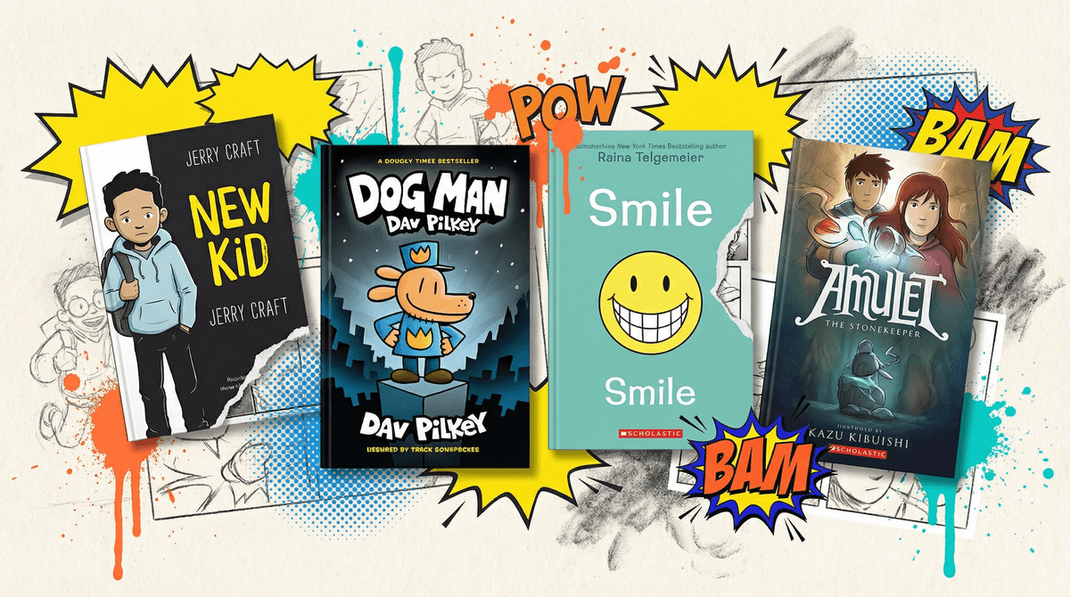 Illustration for How Comics Helped My Kid Finally Love Reading