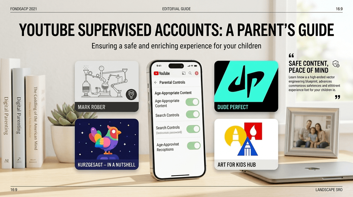 Illustration for YouTube with 'Training Wheels': How to Set Up Supervised Accounts