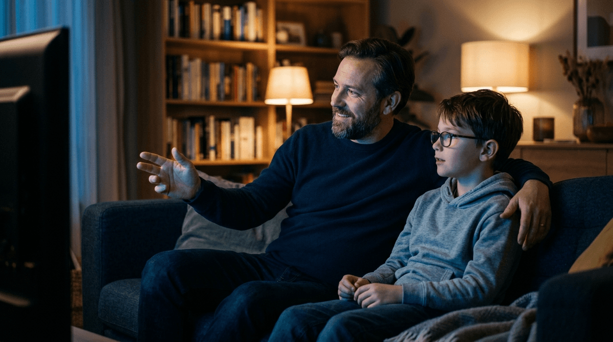 Illustration for When 'Movie Magic' Hits Different: Talking to Kids About Violence