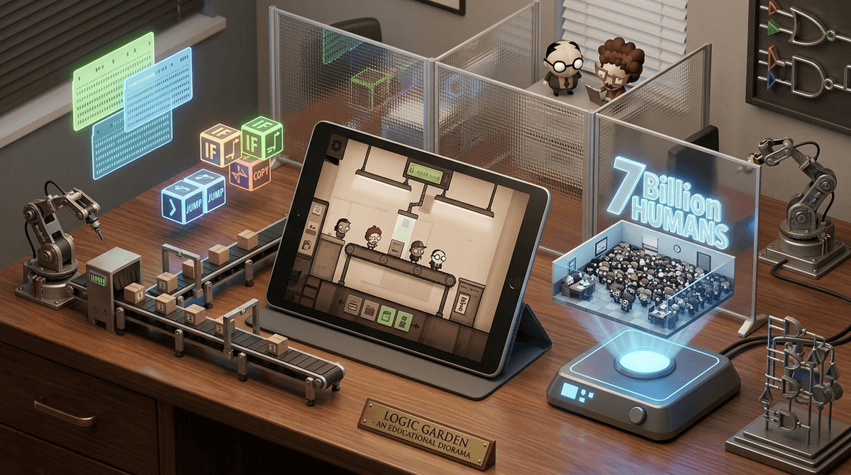 Illustration for Human Resource Machine: The 'Secret' Coding Game Your Kid Will Actually Love