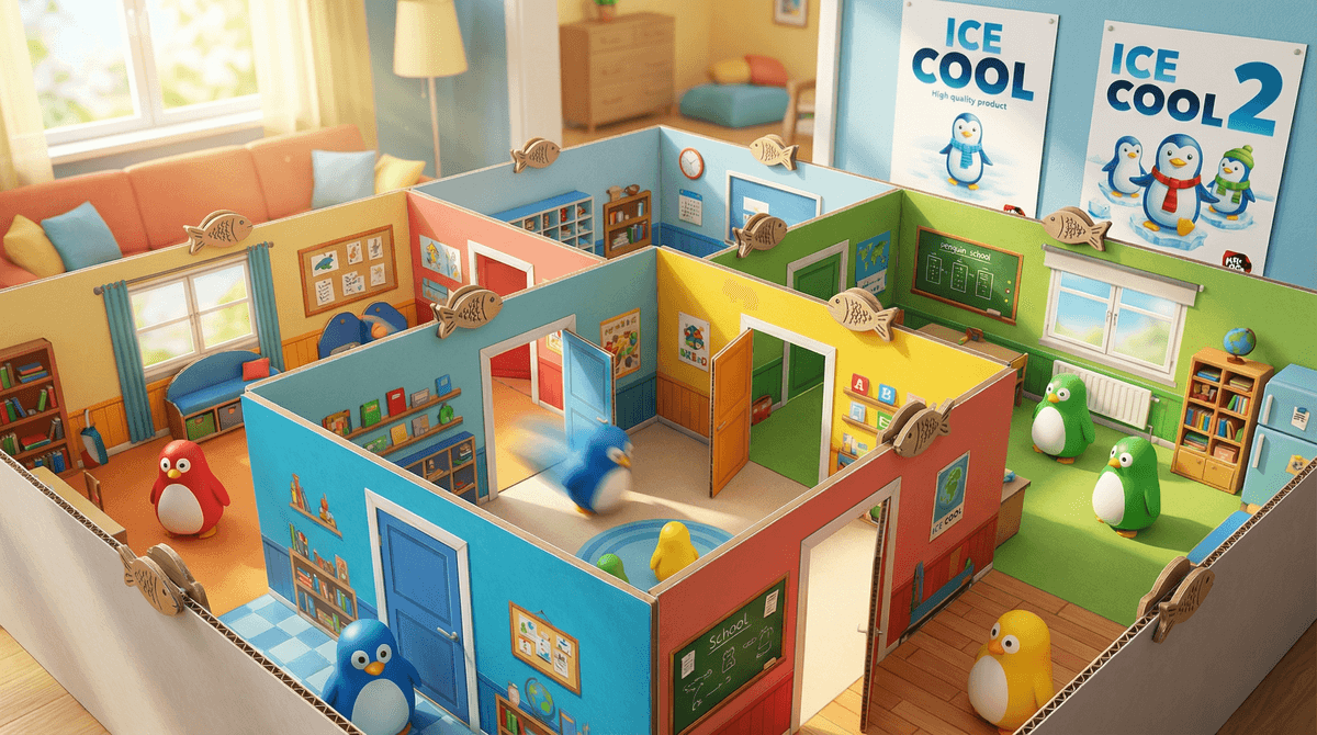 Illustration for Ice Cool 2: The Penguin-Flicking Party Game That Gets Kids Off Screens