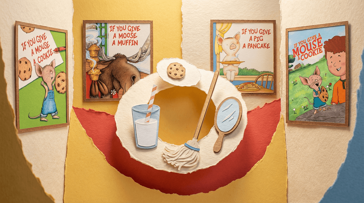 Illustration for If You Give a Mouse a Cookie: Teaching Cause and Effect (and Managing Endless Requests)