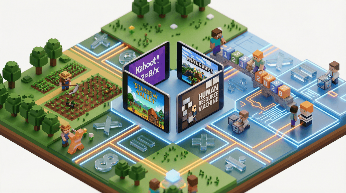 Illustration for Level Up Math Skills: Games That Actually Teach Algebra