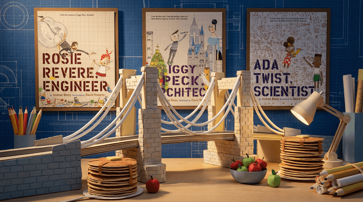 Illustration for Iggy Peck, Architect: Building Creativity Beyond the Page
