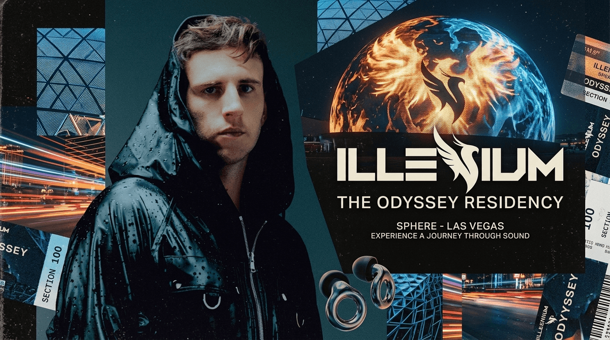 Illustration for Illenium at the Sphere: A Parent’s Guide to the ‘Odyssey’ Residency
