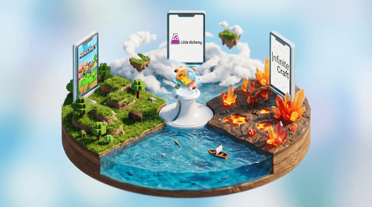 Illustration for Is Infinite Craft Appropriate for Kids? Safety and AI Guide