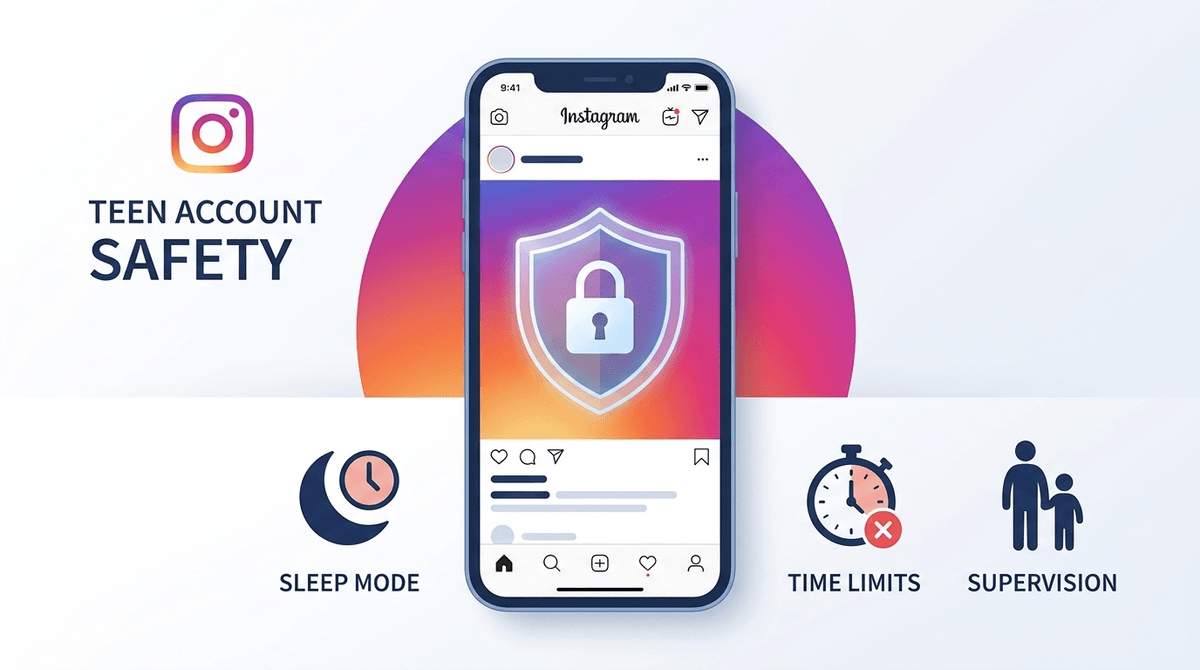 Illustration for Instagram's New "Teen Accounts": A Parent's Guide to the 2026 Privacy Overhaul