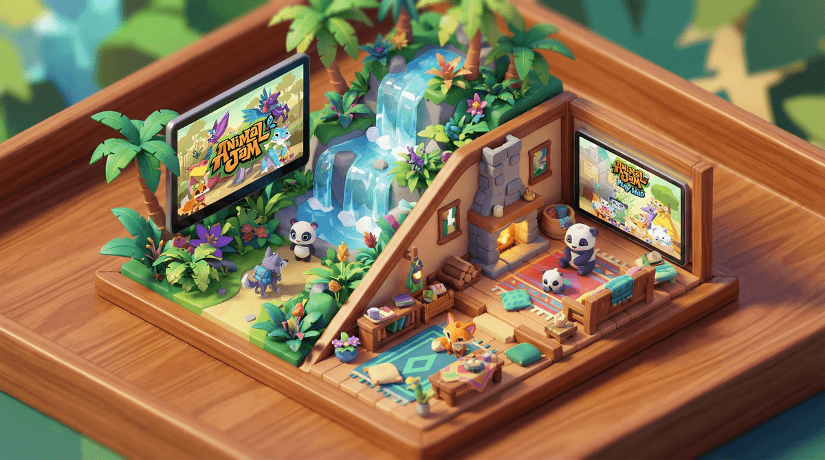 Illustration for Is Animal Jam Safe? What Parents Need to Know About This Virtual Pet World