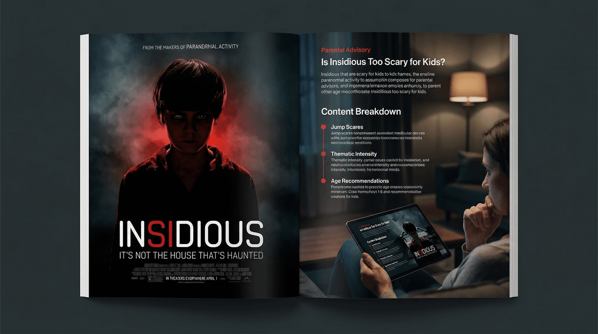 Illustration for Insidious Parents Guide: PG-13 for Scares, No Nudity