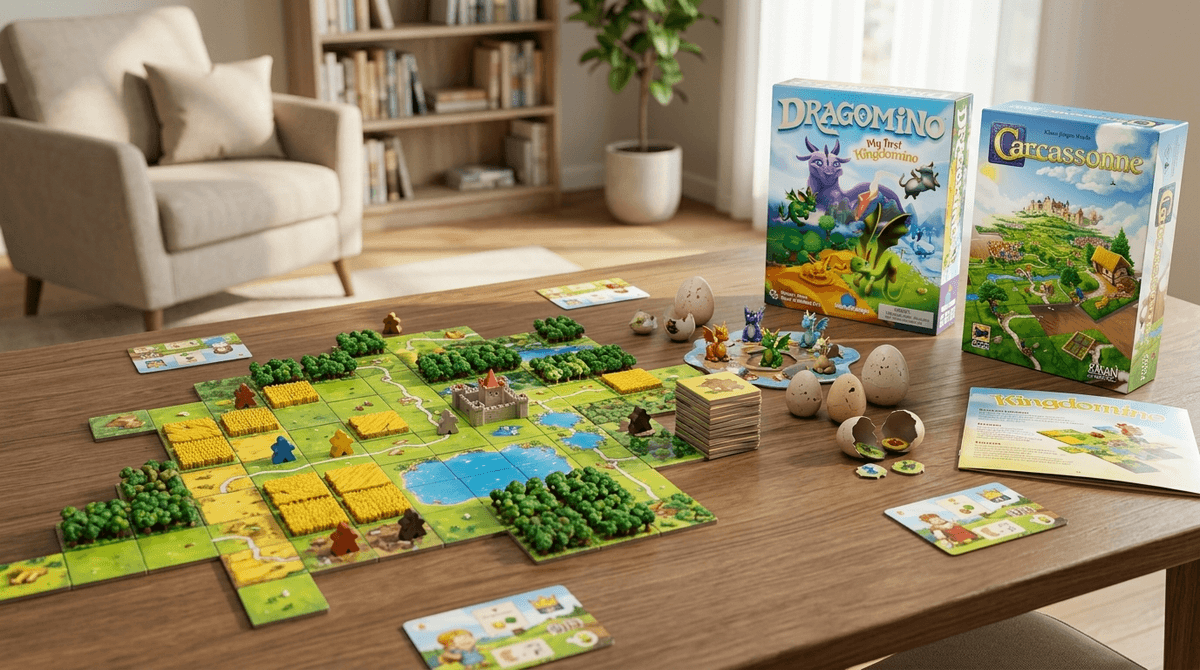 Kingdomino for 5-Year-Olds: Is It Really Too Hard?