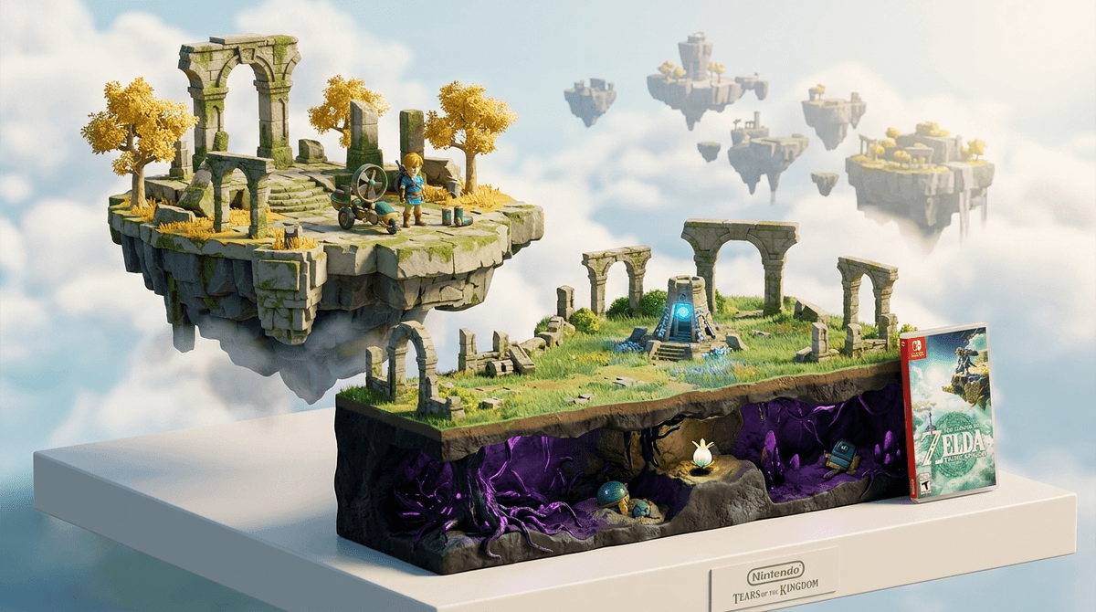 Illustration for Zelda: Tears of the Kingdom — Is it Too Scary for a 7-Year-Old?