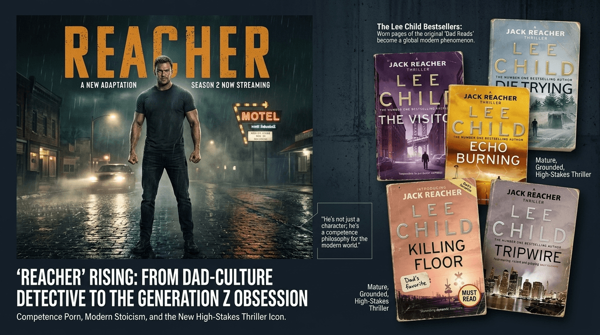 Illustration for Jack Reacher: Why Your Teen is Hooked on 'Dad TV'