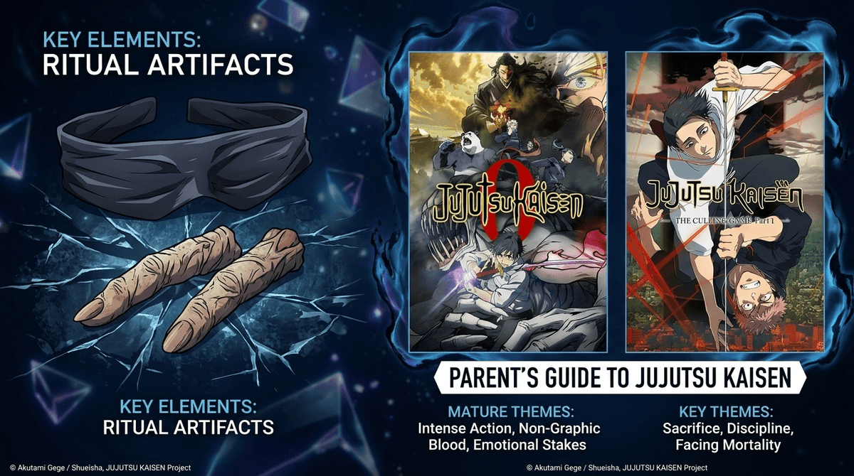 Illustration for Jujutsu Kaisen Parents Guide: TV-MA for Intense Violence