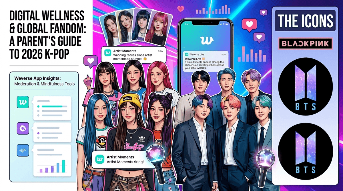 Illustration for Is Weverse Safe for 12 Year Olds? Safety Guide for Parents